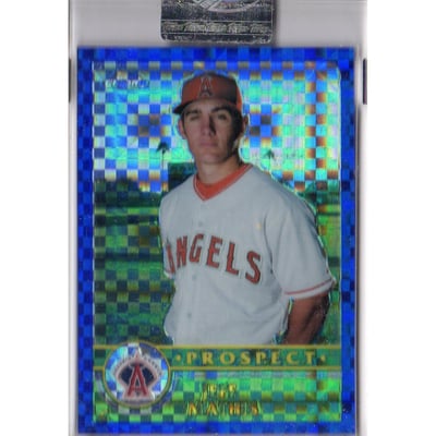 2003 Topps Chrome Traded Uncirculated X-Fractors #T130 Jeff Mathis PROS