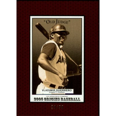 2005 Origins Old Judge Red #60 Vladimir Guerrero