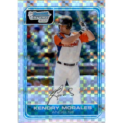 2006 Bowman Chrome Prospects X-Fractors #BC110 Kendry Morales