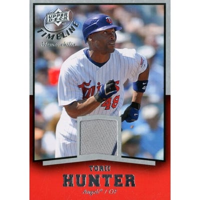 2008 Upper Deck Timeline Memorabilia #HU Torii Hunter