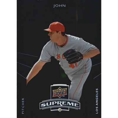 2010 Upper Deck Supreme Blue #S72 John Lackey