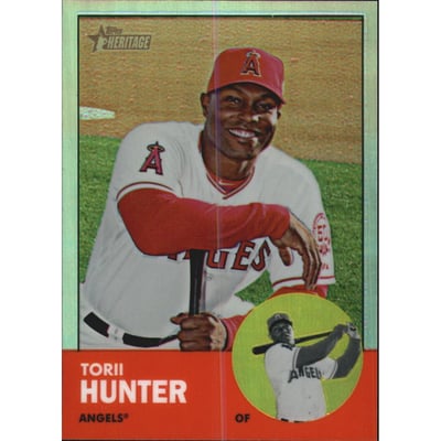 2012 Topps Heritage Chrome Refractors #HP34 Torii Hunter