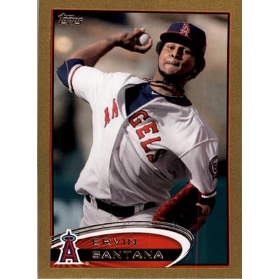 2012 Topps Mini Gold #511 Ervin Santana
