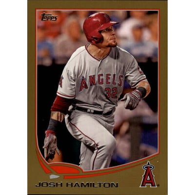 2013 Topps Mini Gold #639 Josh Hamilton
