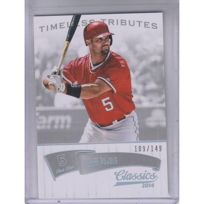 2014 Classics Timeless Tributes Silver #7 Albert Pujols
