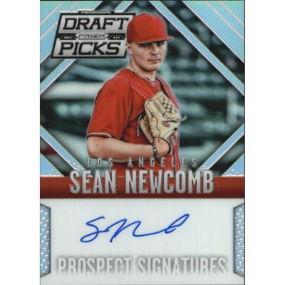 2014 Panini Prizm Perennial Draft Picks Prospect Signatures Prizms #15 Sean Newcomb