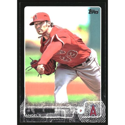 2015 Topps Black #326 C.J. Wilson