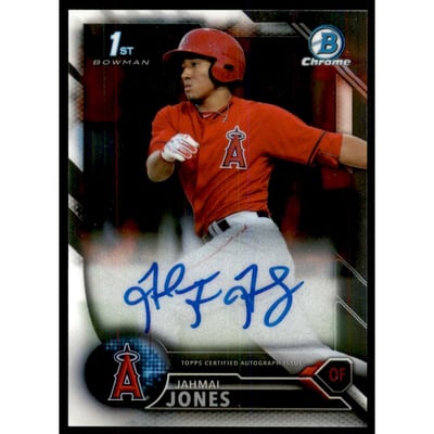 2016 Bowman Chrome Prospect Autographs #BCAPJJ Jahmai Jones
