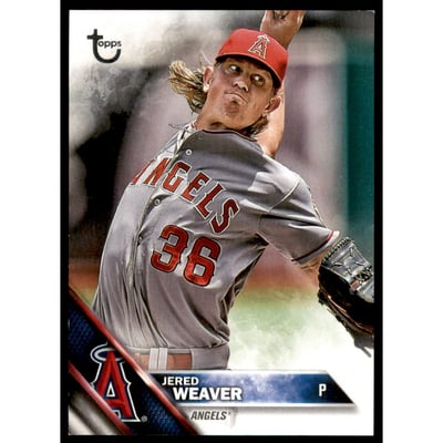 2016 Topps Vintage Stock #174 Jered Weaver