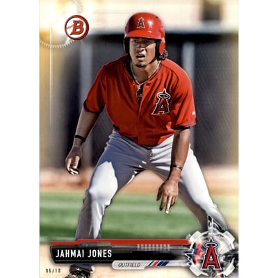 2017 Bowman Draft 5x7 Gold #BD61 Jahmai Jones