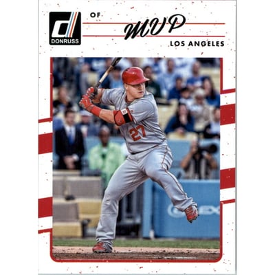 2017 Donruss #104C Mike Trout SP/MVP