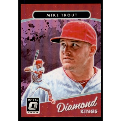 2017 Donruss Optic Pink #13 Mike Trout DK