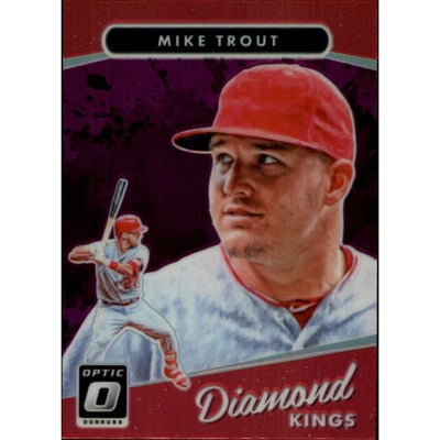 2017 Donruss Optic Purple #13 Mike Trout DK