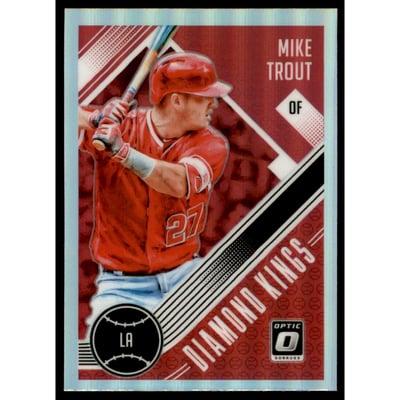 2018 Donruss Optic Holo #13 Mike Trout DK