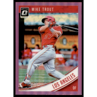 2018 Donruss Optic Variations Pink #121 Mike Trout