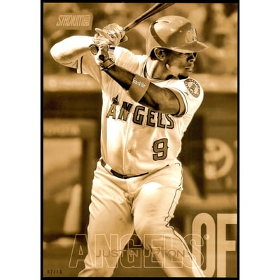 2018 Stadium Club 5x7 Gold #94 Justin Upton