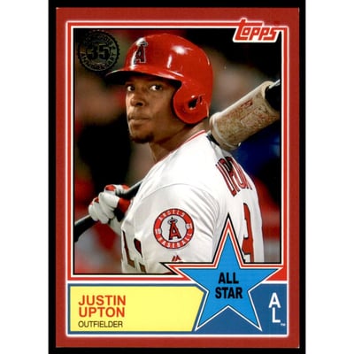 2018 Topps '83 All Stars Red #83AS30 Justin Upton