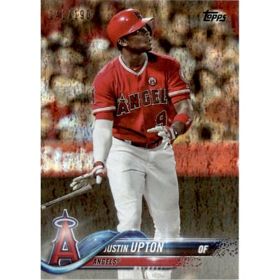2018 Topps Factory Set Foilboard #190 Justin Upton