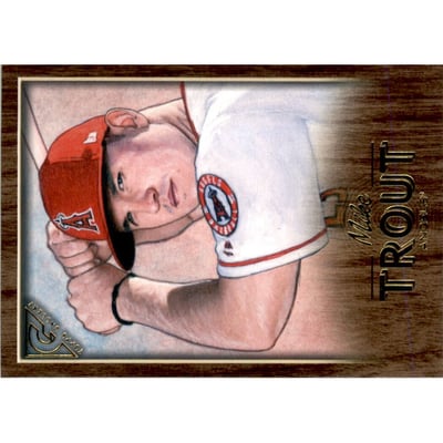 2018 Topps Gallery Canvas #100 Mike Trout