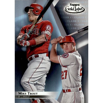 2018 Topps Gold Label Class 1 #6 Mike Trout