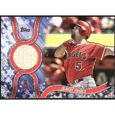 2018 Topps Walmart Holiday Snowflake Relics #RAP Albert Pujols