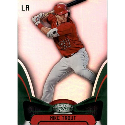2019 Certified Green #1 Mike Trout