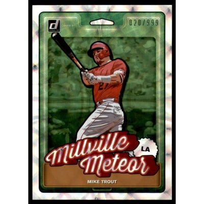 2019 Donruss Nicknames #3 Mike Trout