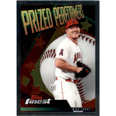 2019 Finest Prized Performers #PPMT Mike Trout