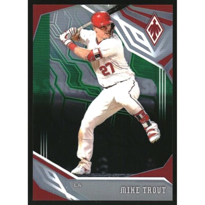 2019 Panini Phoenix Green #8 Mike Trout