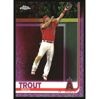 2019 Topps Chrome Pink Refractors #200 Mike Trout