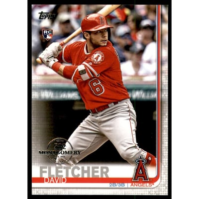 2019 Topps Factory Set 582 Montgomery #520 David Fletcher