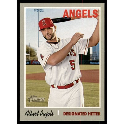 2019 Topps Heritage #422 Albert Pujols SP