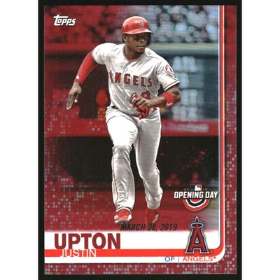 2019 Topps Opening Day Red Foil #56 Justin Upton