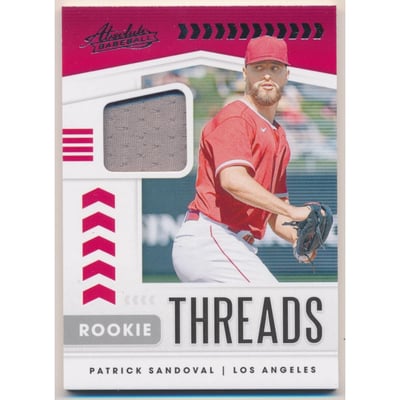 2020 Absolute Rookie Threads #38 Patrick Sandoval
