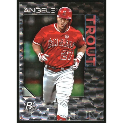 2020 Bowman Platinum Ice #65 Mike Trout