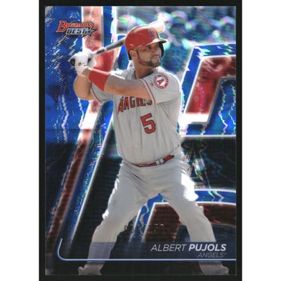 2020 Bowman's Best Blue Refractors #59 Albert Pujols