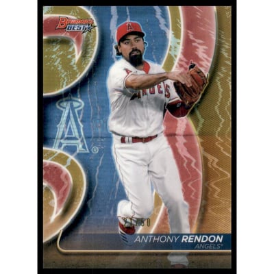 2020 Bowman's Best Gold Refractors #56 Anthony Rendon