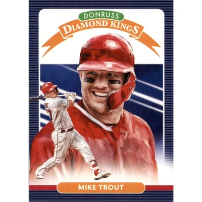 2020 Donruss #9 Mike Trout DK