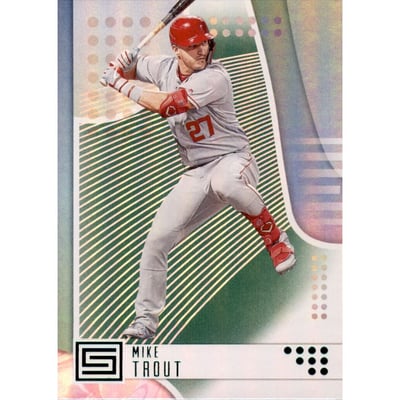 2020 Panini Status Green #4 Mike Trout