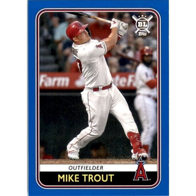 2020 Topps Big League Blue #68 Mike Trout