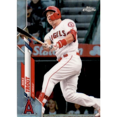2020 Topps Chrome Refractors #1 Mike Trout