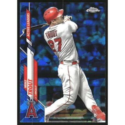 2020 Topps Chrome Update Sapphire #U292 Mike Trout