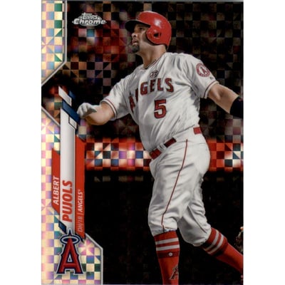 2020 Topps Chrome X-Fractors #127 Albert Pujols