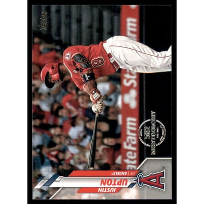 2020 Topps Factory Set 582 Montgomery Club #391 Justin Upton