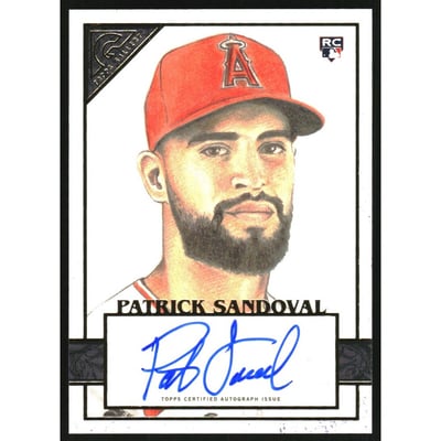 2020 Topps Gallery Autographs #120 Patrick Sandoval