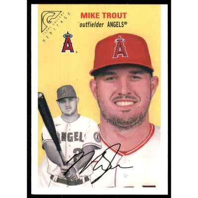 2020 Topps Gallery Heritage #HT1 Mike Trout