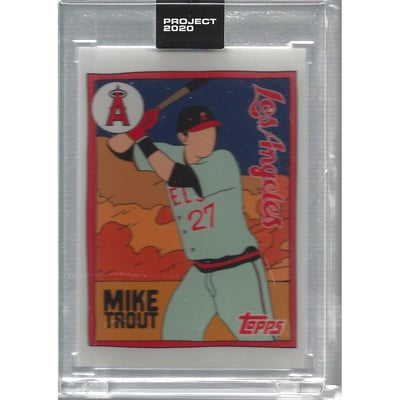2020 Topps Project 2020 #63 Mike Trout/16430*/Fucci