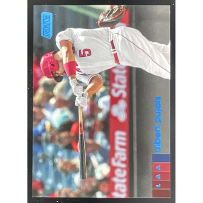 2020 Topps Stadium Club Blue Foil #33 Albert Pujols /50
