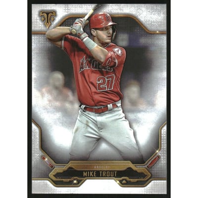 2020 Topps Triple Threads #1 Mike Trout