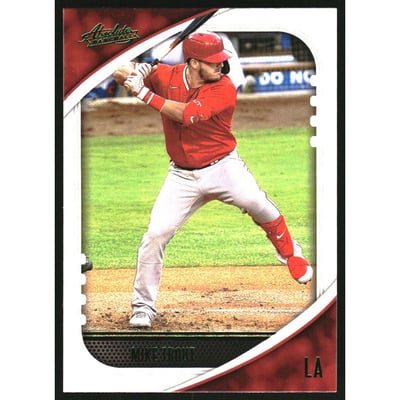2021 Absolute Retail Green #83 Mike Trout